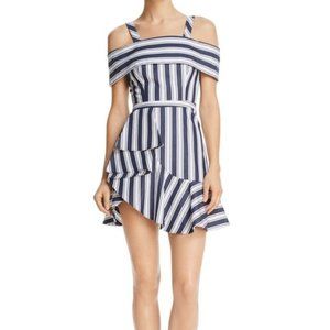 Finders Keepers Long Shot Striped Mini Dress